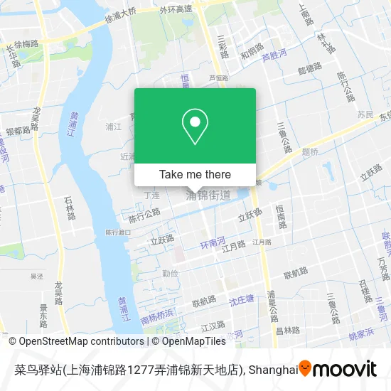 菜鸟驿站(上海浦锦路1277弄浦锦新天地店) map