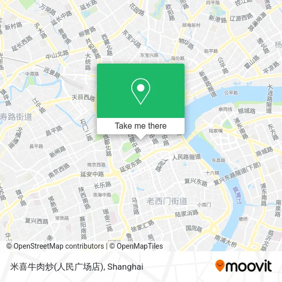 米喜牛肉炒(人民广场店) map