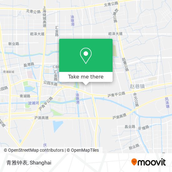 青雅钟表 map