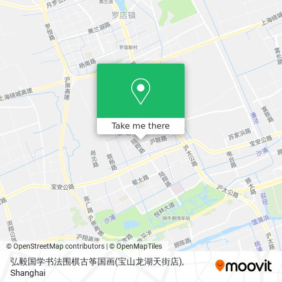 弘毅国学书法围棋古筝国画(宝山龙湖天街店) map