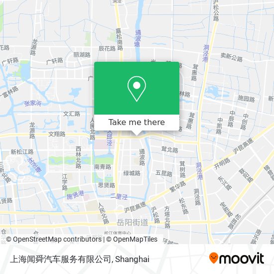 上海闻舜汽车服务有限公司 map