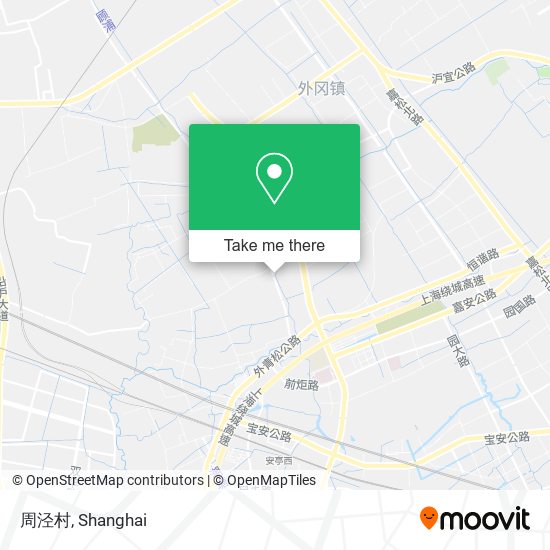 周泾村 map