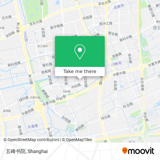 五峰书院 map