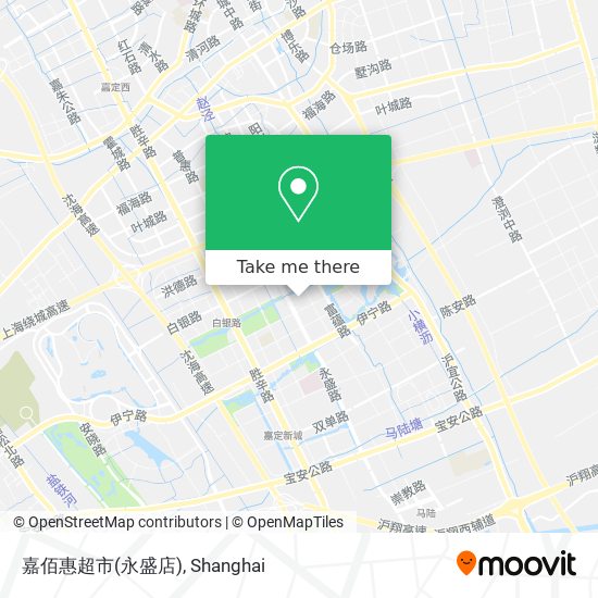 嘉佰惠超市(永盛店) map