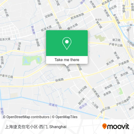 上海捷克住宅小区-西门 map