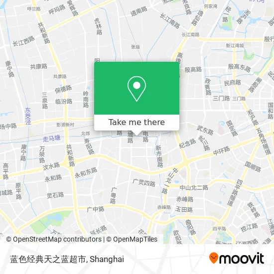 蓝色经典天之蓝超市 map