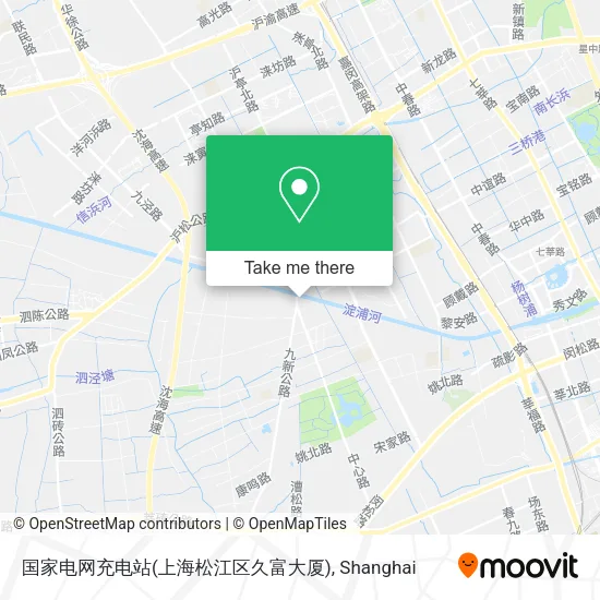 国家电网充电站(上海松江区久富大厦) map