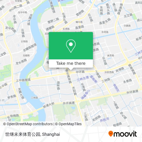世继未来体育公园 map