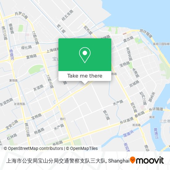 上海市公安局宝山分局交通警察支队三大队 map
