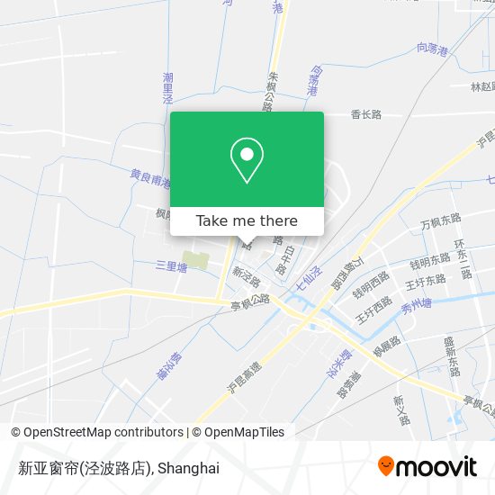 新亚窗帘(泾波路店) map