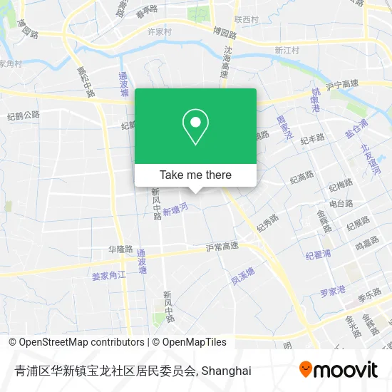 青浦区华新镇宝龙社区居民委员会 map