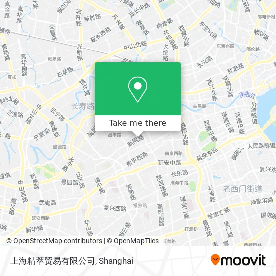 上海精萃贸易有限公司 map