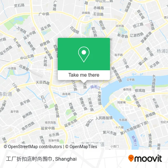 工厂折扣店时尚围巾 map