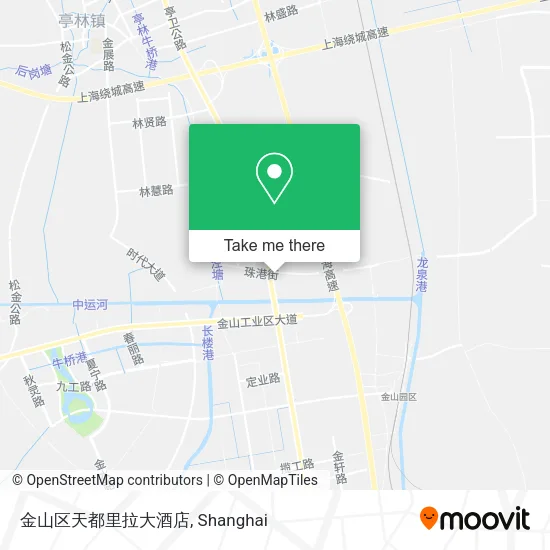 金山区天都里拉大酒店 map