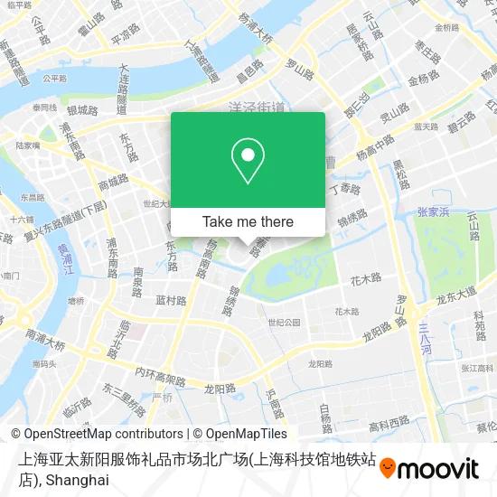 上海亚太新阳服饰礼品市场北广场(上海科技馆地铁站店) map