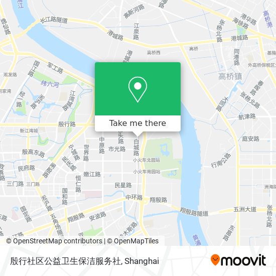 殷行社区公益卫生保洁服务社 map