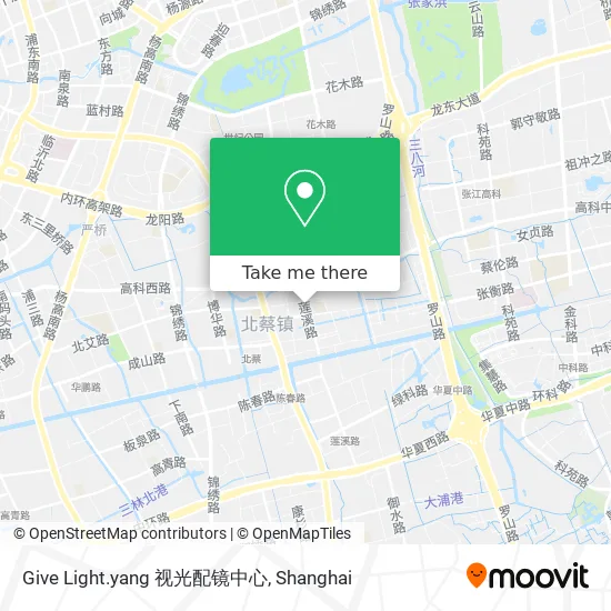 Give Light.yang 视光配镜中心 map