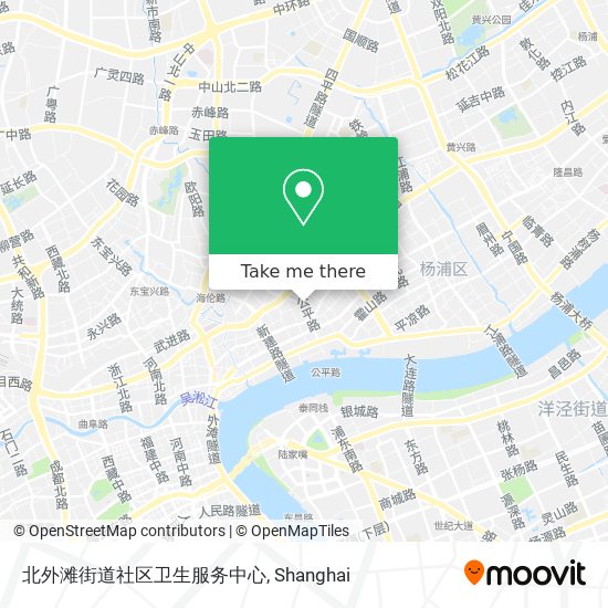 北外滩街道社区卫生服务中心 map