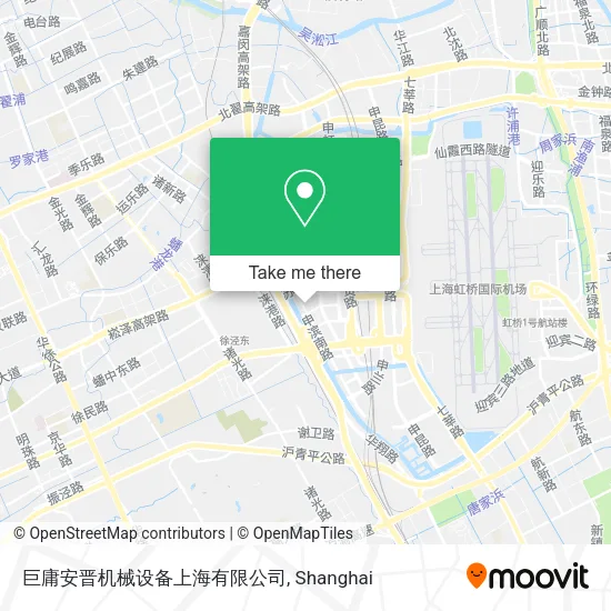 巨庸安晋机械设备上海有限公司 map