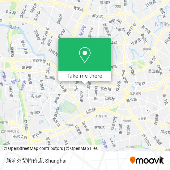 新渔外贸特价店 map