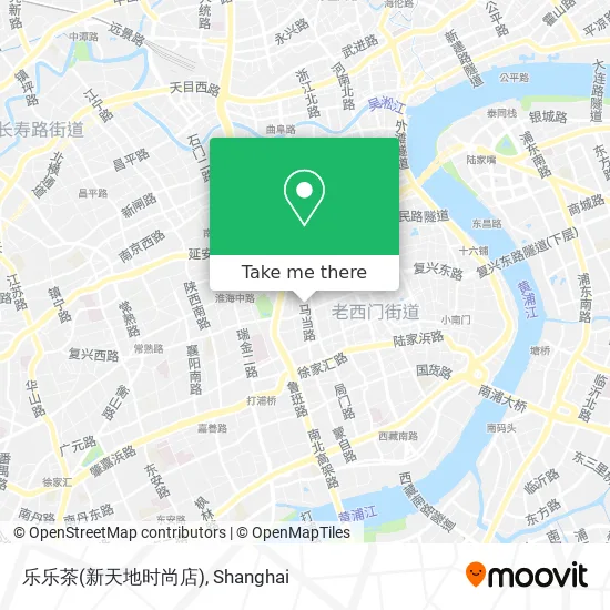乐乐茶(新天地时尚店) map