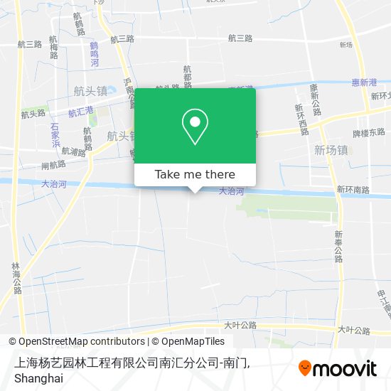 上海杨艺园林工程有限公司南汇分公司-南门 map