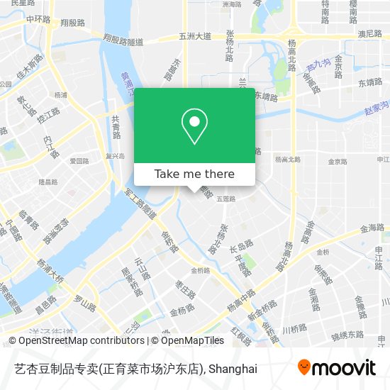 艺杏豆制品专卖(正育菜市场沪东店) map