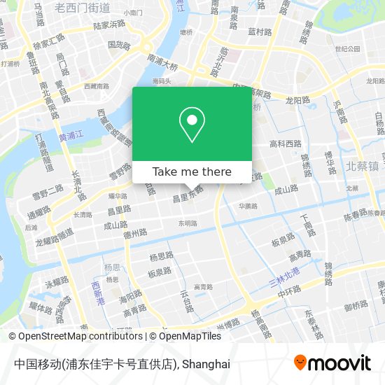 中国移动(浦东佳宇卡号直供店) map