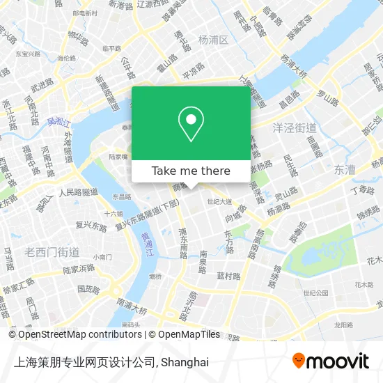上海策朋专业网页设计公司 map