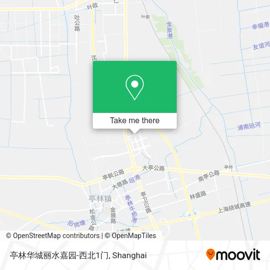 亭林华城丽水嘉园-西北1门 map