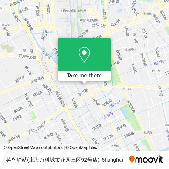 菜鸟驿站(上海万科城市花园三区92号店) map