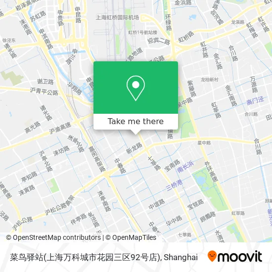 菜鸟驿站(上海万科城市花园三区92号店) map