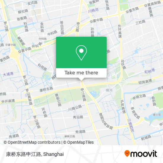 康桥东路申江路 map