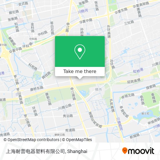 上海耐普电器塑料有限公司 map