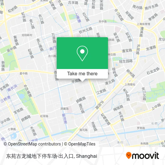 东苑古龙城地下停车场-出入口 map