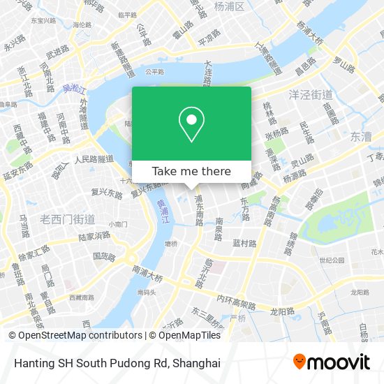 Hanting SH South Pudong Rd map