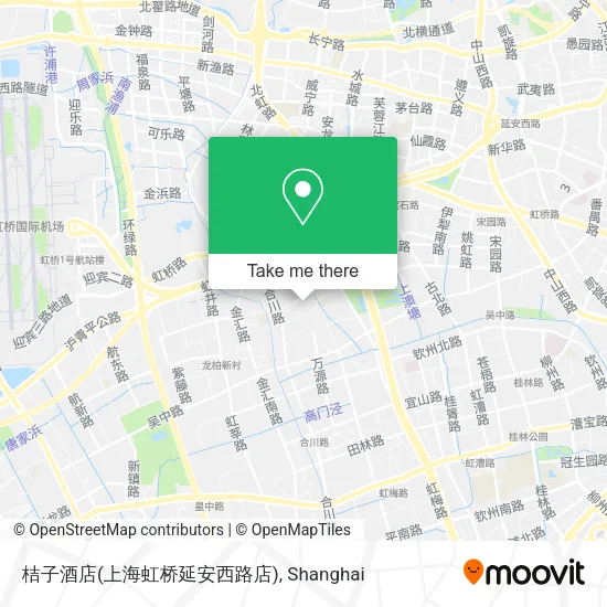 桔子酒店(上海虹桥延安西路店) map