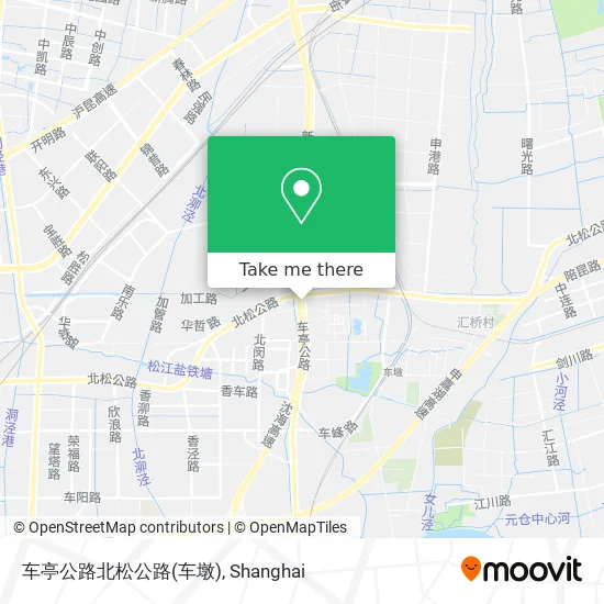 车亭公路北松公路(车墩) map