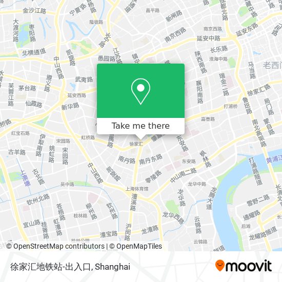 徐家汇地铁站-出入口 map