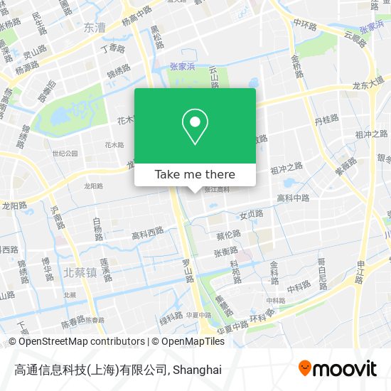 高通信息科技(上海)有限公司 map