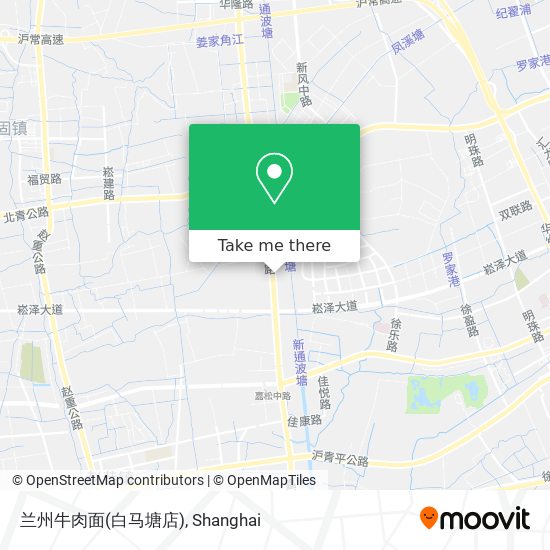 兰州牛肉面(白马塘店) map