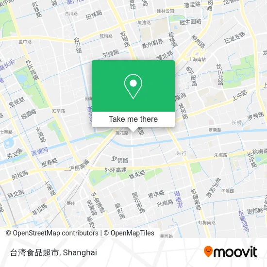 台湾食品超市 map