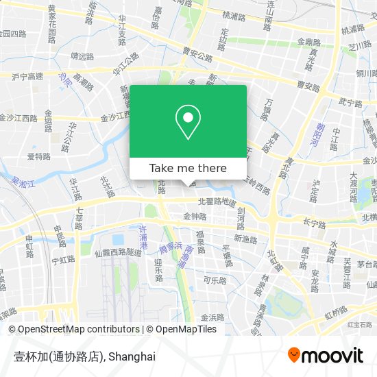 壹杯加(通协路店) map