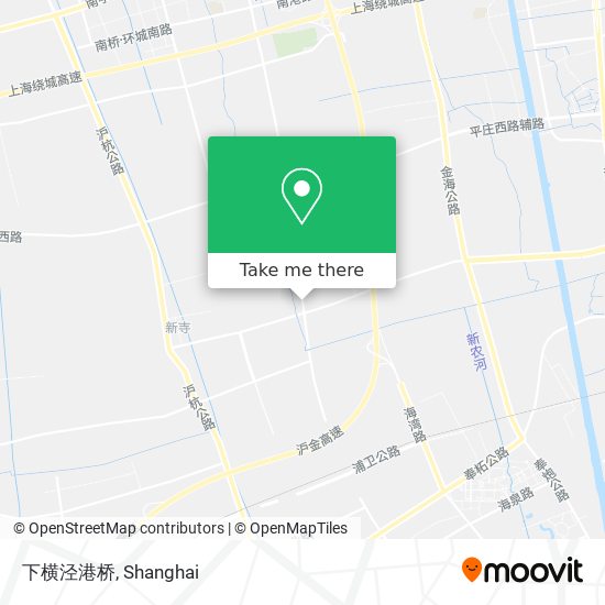 下横泾港桥 map