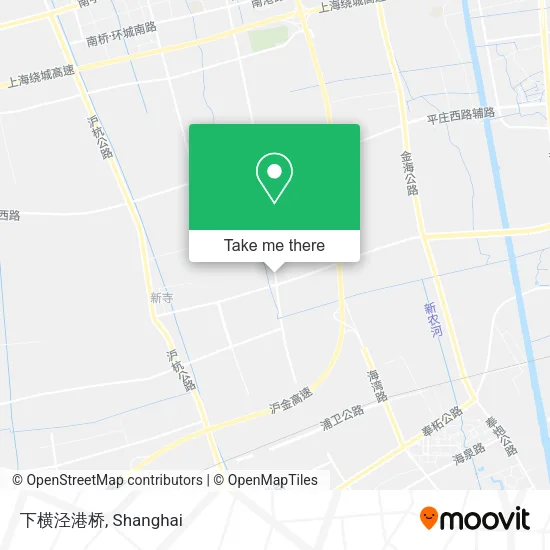 下横泾港桥 map