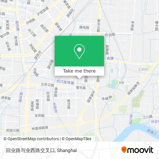 回业路与业西路交叉口 map
