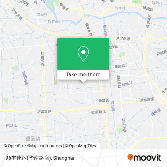 顺丰速运(华南路店) map