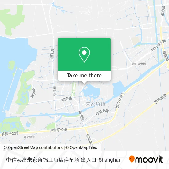 中信泰富朱家角锦江酒店停车场-出入口 map