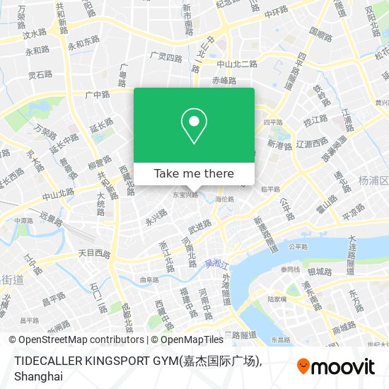 TIDECALLER KINGSPORT GYM(嘉杰国际广场) map