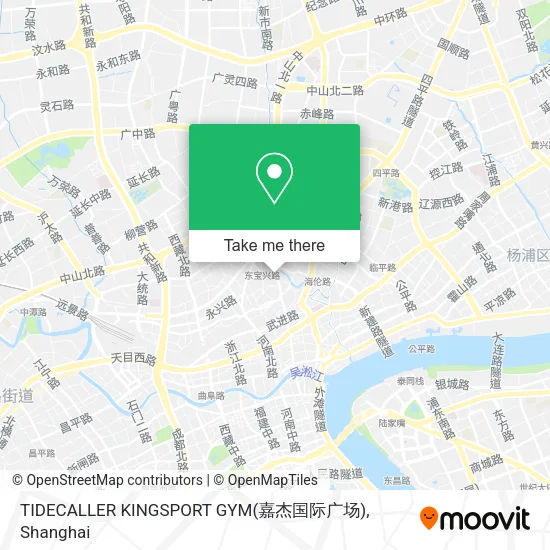 TIDECALLER KINGSPORT GYM(嘉杰国际广场) map